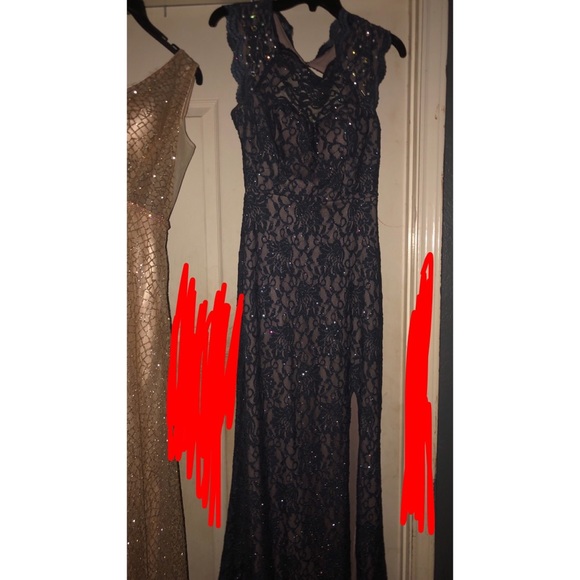 Navy blue dress - Picture 2 of 3